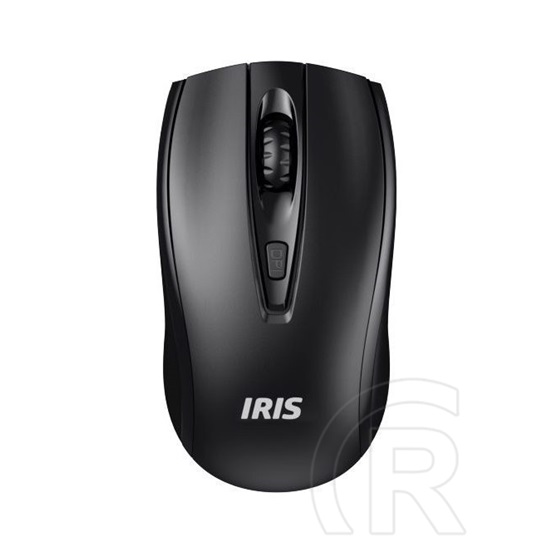 IRIS E-24 cordless optikai egér (USB, fekete)