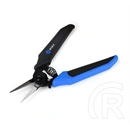 Ifixit mandible hosszúcsőrű fogó (precíziós fogás, rugós mechanika, ergonomikus markolat) fekete