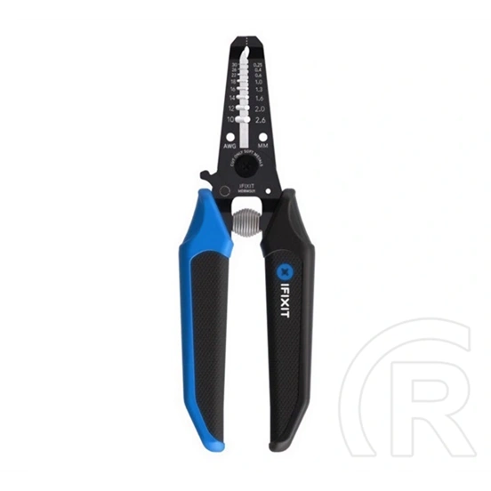 Ifixit mandible vezetékcsupaszító fogó (30-10 awg, rugós mechanika, ergonomikus markolat) fekete
