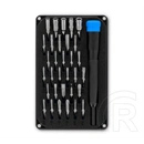 Ifixit moray precíziós csavarhúzó készlet (32 bit, 4mm bitkészlet, mágneses bitfogó, sim tű) fekete