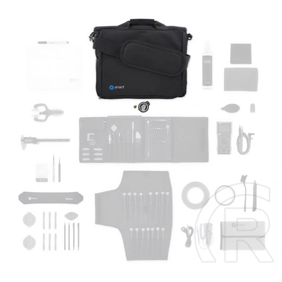 Ifixit pro tech diagnosztikai készlet (elektronikai diagnosztika, multiméter, vágókészlet, tisztítókészlet) fekete