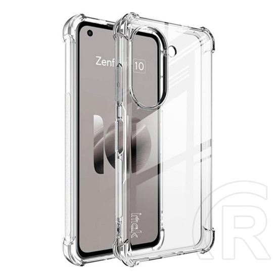 Imak Asus Zenfone 10 szilikon telefonvédő (közepesen ütésálló, légpárnás sarok) átlátszó
