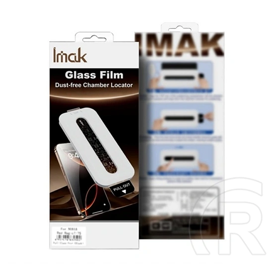 Imak Samsung A57 5G képernyővédő üveg (3d, full cover, 9h + segédkeret) fekete