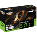 Inno3D GeForce RTX5070 Twin X2 VGA (PCIe 5.0, 12 GB GDDR7, 192 bit, 3xDP+HDMI)