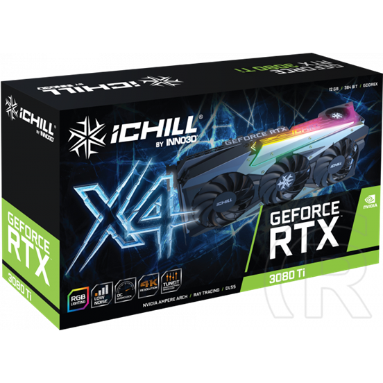 Inno3D GeForce iChill X4 RTX 3080 Ti (PCIe 4.0, 12 GB GDDR6, 384 bit, 3xDP+HDMI)