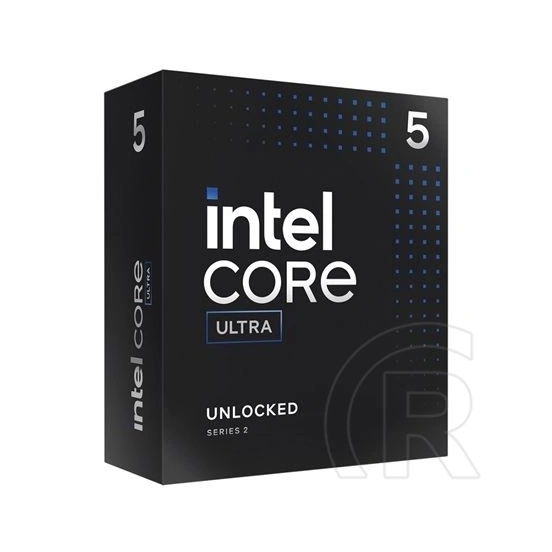 Intel Core Ultra 5 245K CPU (3,6 GHz, LGA 1851, box, hűtő nélkül)