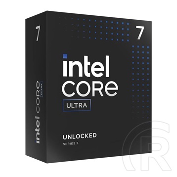 Intel Core Ultra 7 265K CPU (3,3 GHz, LGA 1851, box, hűtő nélkül)