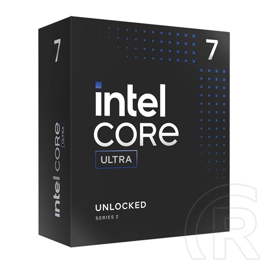 Intel Core Ultra 7 265K CPU (3,3 GHz, LGA 1851, box, hűtő nélkül)