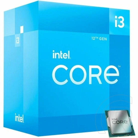 Intel Core i3-12100 CPU (3,3 GHz, LGA 1700, OEM, hűtő nélkül)