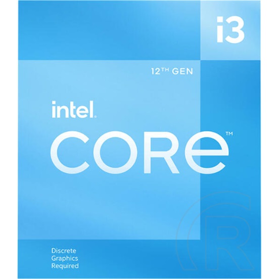 Intel Core i3-12100 CPU (3,3 GHz, LGA 1700, box)