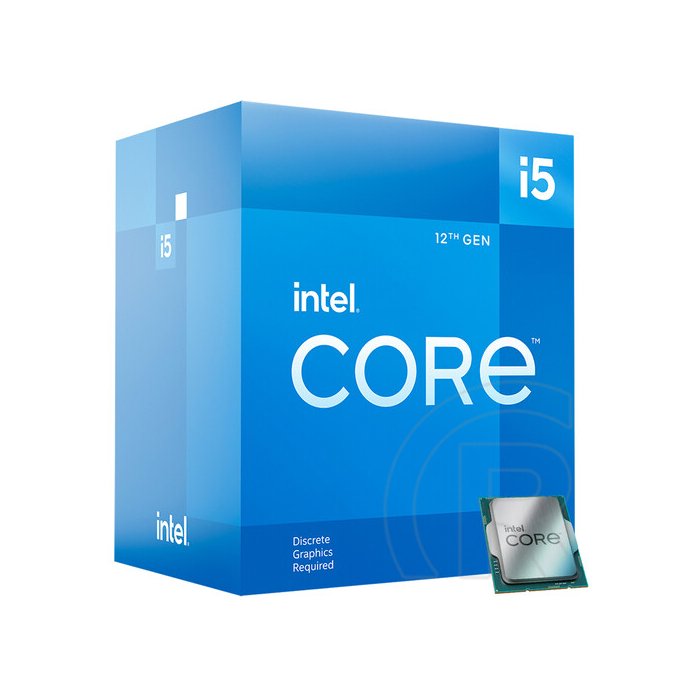 Intel Core i5-12400F CPU (2,5 GHz, LGA 1700, box) - Rufusz webáruház