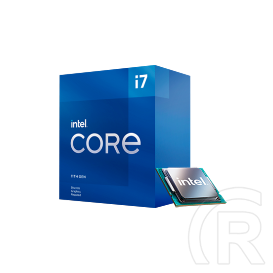 Intel Core i7-11700K CPU (3,6 GHz, LGA 1200, box, hűtő nélkül)