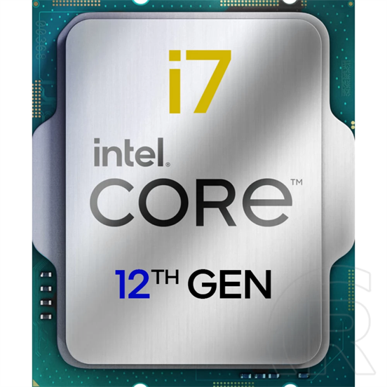 Intel Core i7-12700F CPU (2,1 GHz, LGA 1700, Tray, hűtő nélkül)
