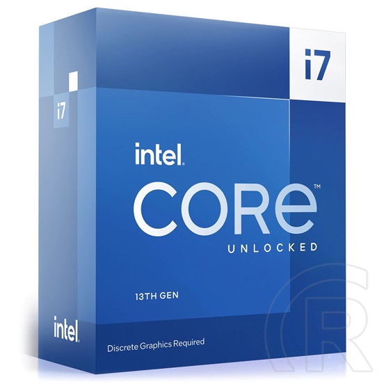 Intel Core i7-13700KF CPU (3,4 GHz, LGA 1700, box, hűtő nélkül)
