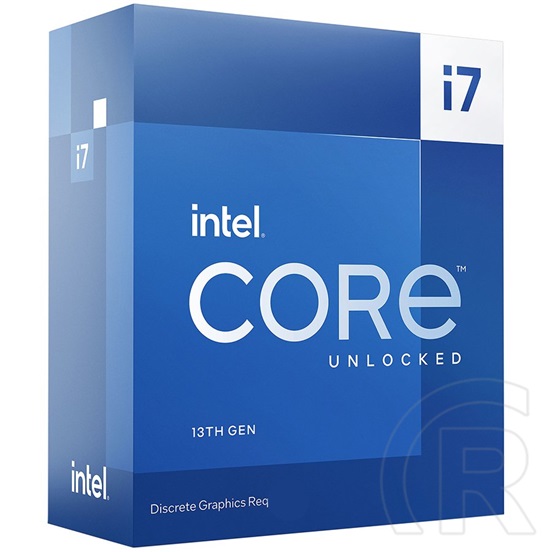 Intel Core i7-13700K CPU (3,4 GHz, LGA 1700, box, hűtő nélkül)