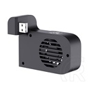 Ipega konzol hűtő (usb aljzat, nintendo switch 2 kompatibilis) fekete