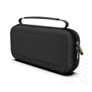 Ipega utazó tok (ütésállóság, eva anyag, belső zseb, 10 játék kártya hely, kézpánt) fekete nintendo switch 2