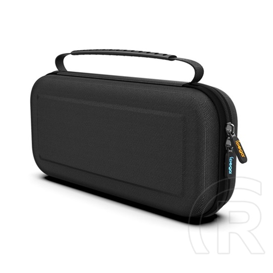 Ipega utazó tok (ütésállóság, eva anyag, belső zseb, 10 játék kártya hely, kézpánt) fekete nintendo switch 2