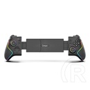 Ipega vezeték nélküli kontroller (v5.0, 295mm széles, rgb, ios/android/pc/ps3/ps4/nintendo switch kompatibilis) fekete