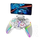 Ipega vezeték nélküli kontroller (v5.0, rgb, ios/android/pc/ps3/ps4/nintendo switch kompatibilis) fehér