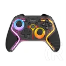 Ipega vezeték nélküli kontroller (v5.0, rgb, ios/android/pc/ps3/ps4/nintendo switch kompatibilis) fekete