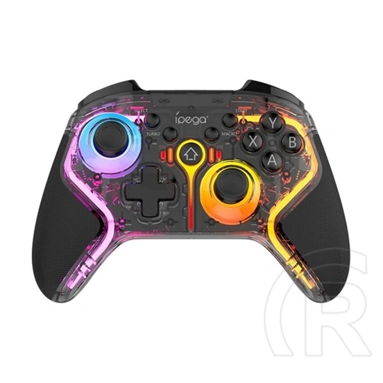 Ipega vezeték nélküli kontroller (v5.0, rgb, ios/android/pc/ps3/ps4/nintendo switch kompatibilis) fekete