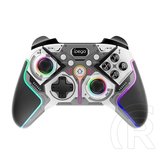 Ipega vezeték nélküli kontroller (v5.0, rgb, ios/android/pc/ps3/ps4/nintendo switch kompatibilis) sötétszürke