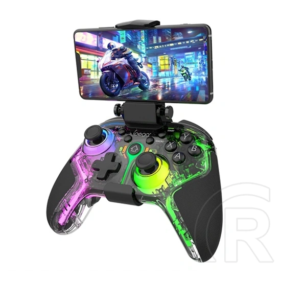 Ipega vezeték nélküli kontroller (v5.0, rgb, ios/android/pc/ps3/ps4/nintendo switch kompatibilis) sötétszürke