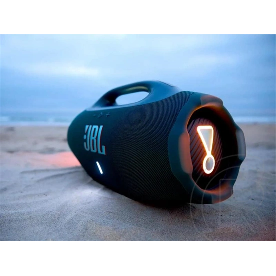 JBL Boombox 4 hordozható Bluetooth hangszóró (Bluetooth 5.4, 2x65W RMS mély, 2x40W RMS magas, IP68, fekete)