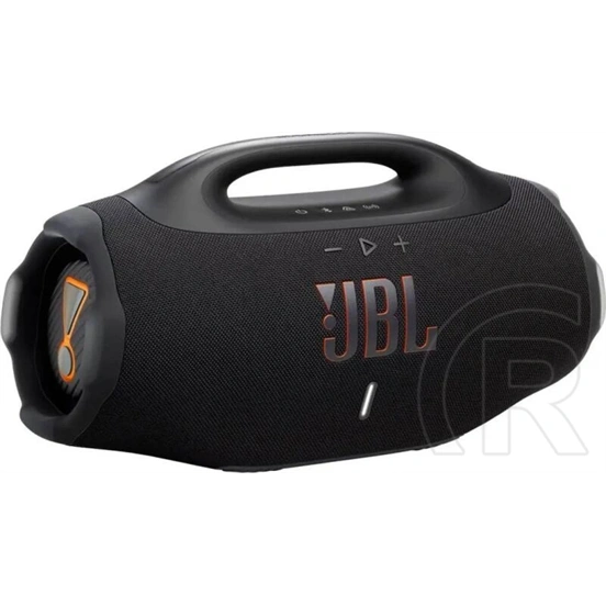 JBL Boombox 4 hordozható Bluetooth hangszóró (Bluetooth 5.4, 2x65W RMS mély, 2x40W RMS magas, IP68, fekete)