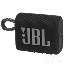 JBL GO 3 hordozható bluetooth hangszóró (fekete)