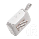 JBL Go 5 bluetooth hordozható hangszóró (v6.0, 4.8W, ip68 vízálló, peremvilágítás, akár 10 óra üzemidő, fehér)