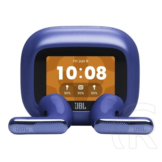 JBL Live Flex 4 bluetooth fülhallgató sztereo (v6.0, TWS, mikrofon, aktív zajszűrő, LED kijelző, IP54 + töltőtok, sötétk
