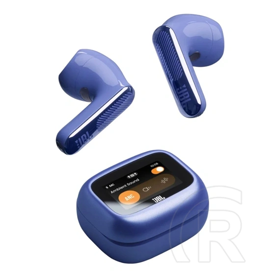 JBL Live Flex 4 bluetooth fülhallgató sztereo (v6.0, TWS, mikrofon, aktív zajszűrő, LED kijelző, IP54 + töltőtok, sötétk