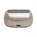 JBL Live Flex 4 bluetooth fülhallgató sztereo (v6,0, tws, mikrofon, aktív zajszűrő, LED kijelző, ip54 + töltőtok, bézs)