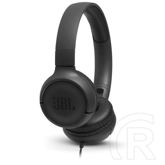 JBL T500 vezetékes fejhallgató (fekete)
