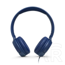 JBL Tune 500 vezetékes fejhallgató (3,5 mm jack, sztereó, mikrofonos, kék)