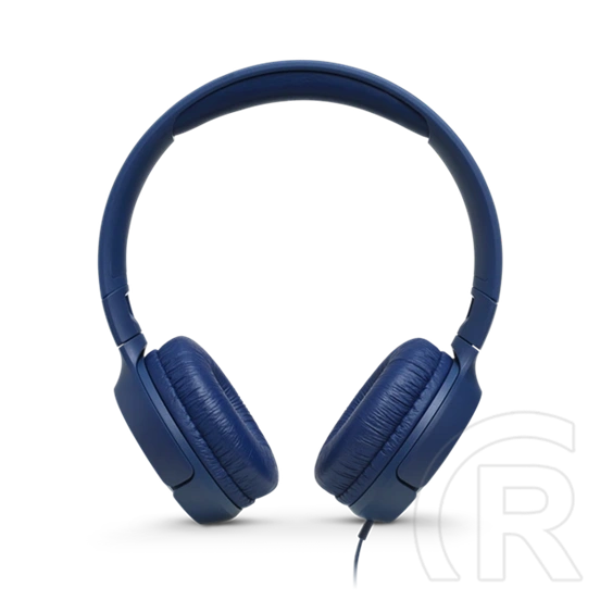 JBL Tune 500 vezetékes fejhallgató (3,5 mm jack, sztereó, mikrofonos, kék)