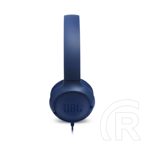 JBL Tune 500 vezetékes fejhallgató (3,5 mm jack, sztereó, mikrofonos, kék)