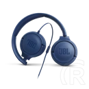 JBL Tune 500 vezetékes fejhallgató (3,5 mm jack, sztereó, mikrofonos, kék)