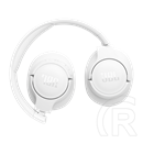 JBL Tune 720BT vezeték nélküli mikrofonos fejhallgató (BT v5.3, sztereó, fehér)