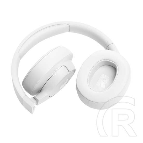 JBL Tune 720BT vezeték nélküli mikrofonos fejhallgató (BT v5.3, sztereó, fehér)