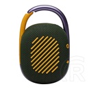 JBL clip4 bluetooth hordozható hangszóró (v5.1, 1050mah belső akku, 5w, ipx67 vízálló) sötétzöld