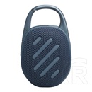 JBL clip5 bluetooth hordozható hangszóró (v5.3, 1400mah belső akku, 7w, ip67 vízálló) sötétkék