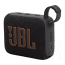 JBL GO 4 hordozható hangszóró (BT v5.3, 850 mAh belső akku, 4,2 W, IP67, fekete)