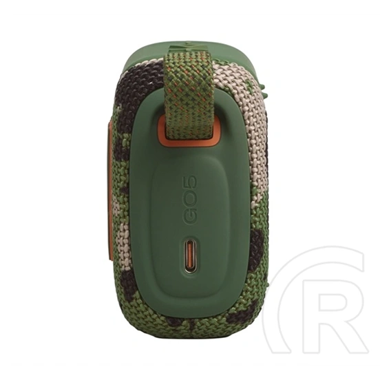 JBL go5 bluetooth hordozható hangszóró (v6.0, 4.8w, ip68 vízálló, terep minta) sötétzöld