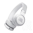 JBL live 670nc bluetooth fejhallgató sztereo (v5.3, mikrofon, aktív zajszűrő) fehér