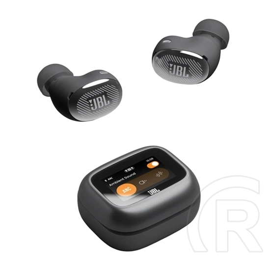 JBL live buds 4 bluetooth fülhallgató sztereo (v6.0, tws, mikrofon, aktív zajszűrő, led kijelző, ip55 + töltőtok) fekete