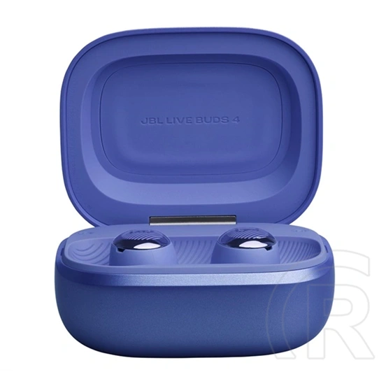 JBL live buds 4 bluetooth fülhallgató sztereo (v6.0, tws, mikrofon, aktív zajszűrő, led kijelző, ip55 + töltőtok) kék