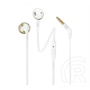 JBL tune 205 fülhallgató sztereo (3.5mm jack, felvevő gomb, lapos kábel) arany